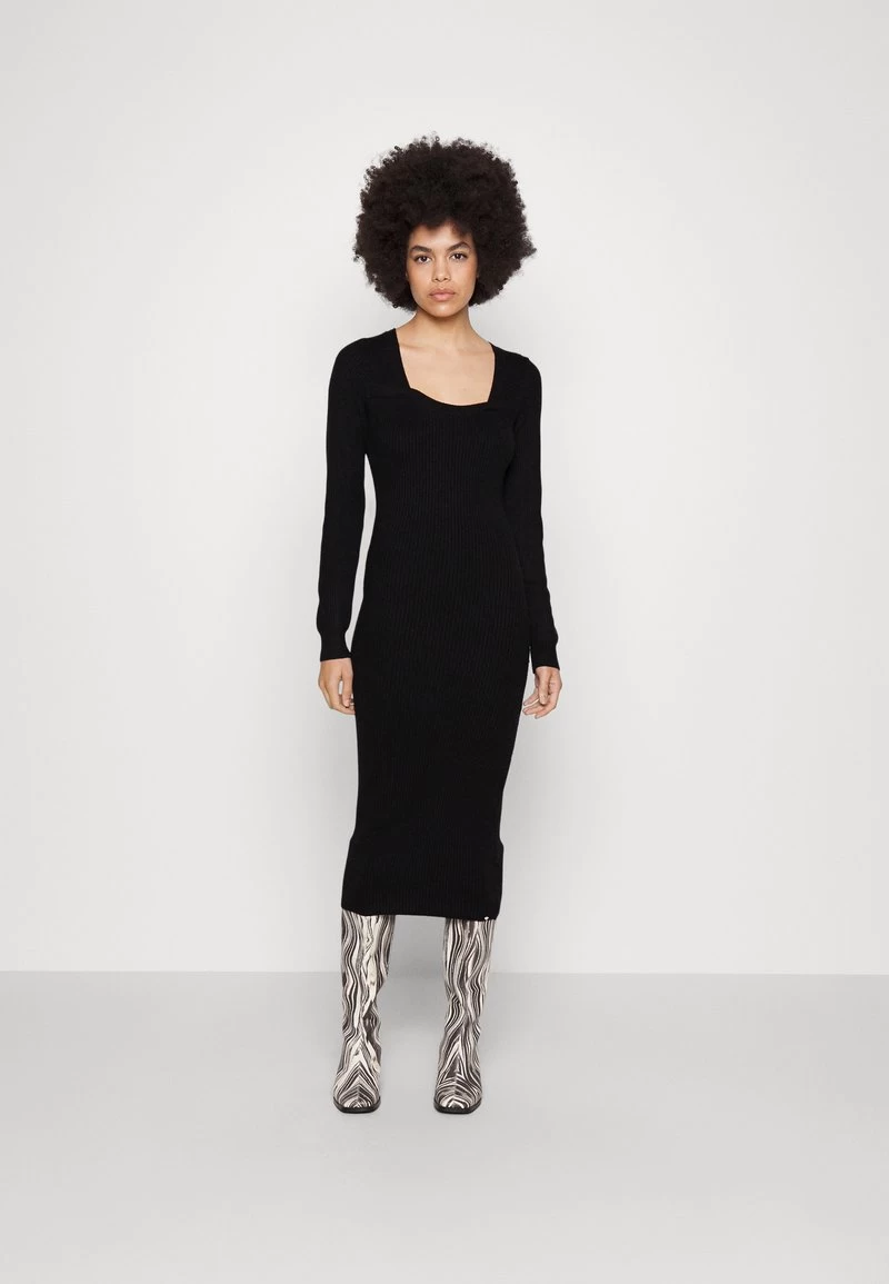 Even&Odd Strickkleid - Black 3 Even&Odd Strickkleid - Black