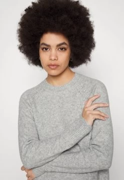 Even&Odd Strickkleid - Mottled Light Grey -Outfit Verkauf e7ff4ba3cfa84c89929af4f843030925