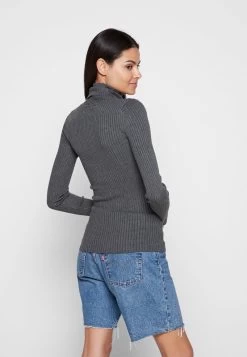 Even&Odd Strickpullover - Mottled Dark Grey -Outfit Verkauf e8dd13fa525e476ba06d228f89146c6a