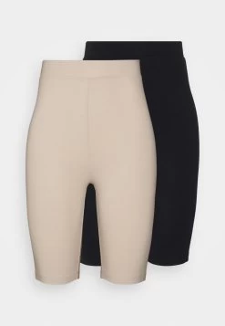 Even&Odd 2 PACK - Shorts - Black/beige -Outfit Verkauf ed978ce343544fb58ec693128eb607bf