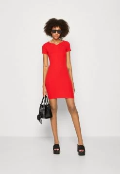 Even&Odd Jerseykleid - Red -Outfit Verkauf f2ac6aa802da40e0a3e63be6009dc603