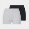 Even&Odd 2 PACK - Shorts - Black/mottled Light Grey -Outfit Verkauf f4ce10d6d61f4a5fb656347ebb3e35ce