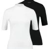 2PACK - T-Shirt Basic - White/black -Outfit Verkauf f4cf7c9a81aa4ea8a11f558183dda997