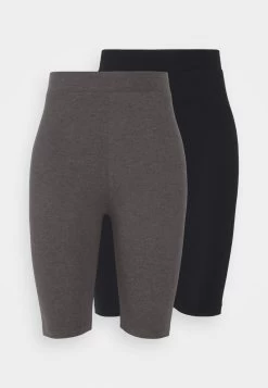 Even&Odd 2 PACK - Shorts - Black/mottled Dark Grey -Outfit Verkauf f6ed392d76af4476be7d9595f2c27ef9